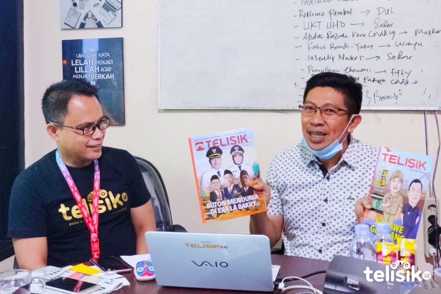 Plt Kadis Kominfo Sultra Kunjungi Kantor Telisik.id