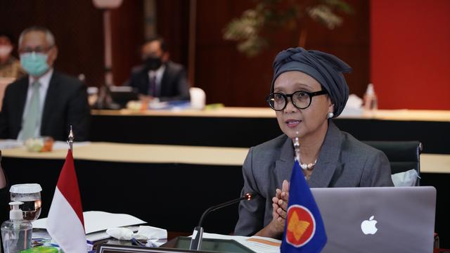 Atas Usul Indonesia, Menlu ASEAN Tegaskan Komitmen Jaga Perdamaian