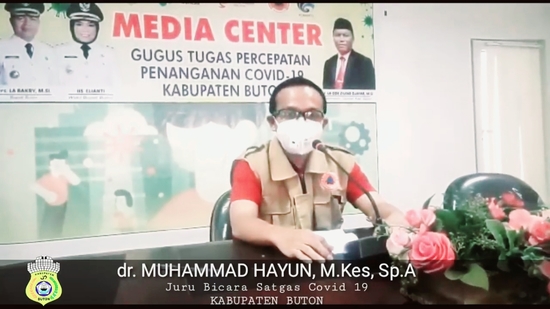 Dua Hari, Kabupaten Buton Nihil COVID-19