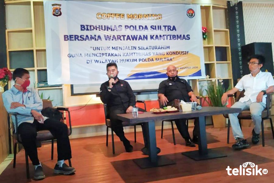 Edukasi Masyarakat, Polda Sultra Bersinergi dengan Wartawan
