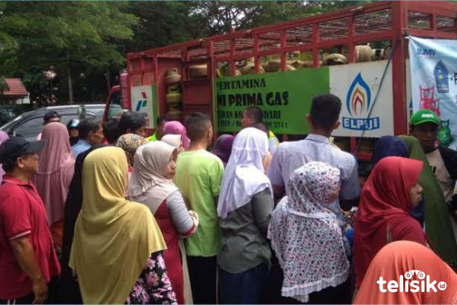 Harga LPG 3 Kilogram di Kota Kendari Tembus Rp 45 Ribu Pertabung