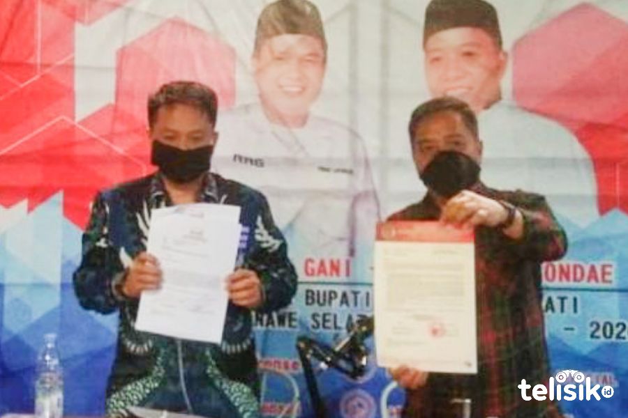 Kantongi Rekom Partai Penguasa, Rusmin-Senawan Siap Tarung di Konsel