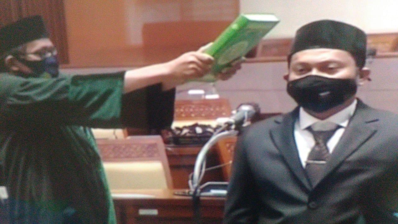 Haerul Saleh Dilantik Jadi Anggota DPR RI Gantikan Almarhum Imran