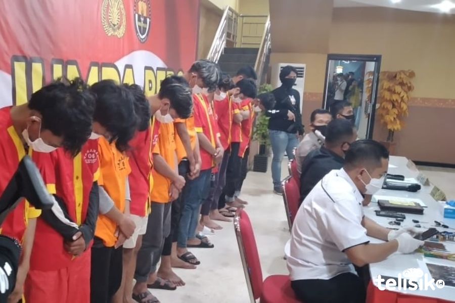 Meresahkan, Belasan Geng Motor Diamankan