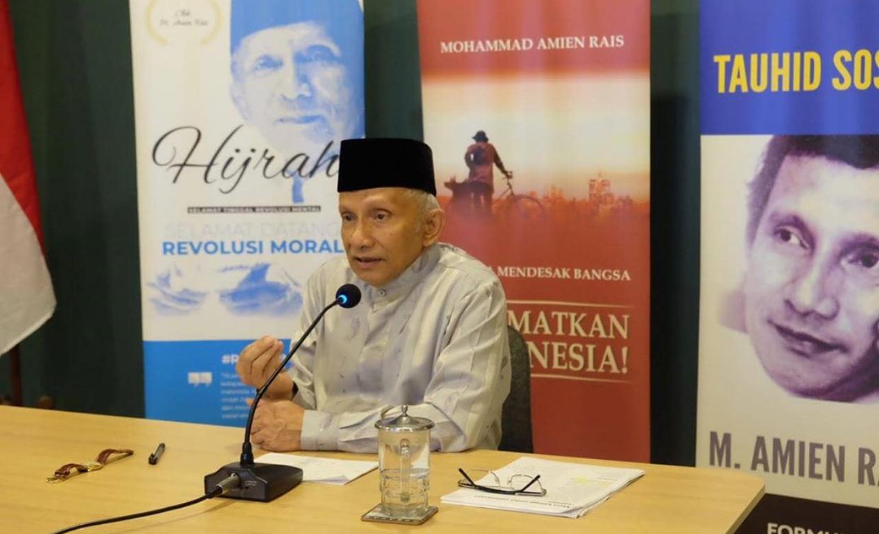 Partai Baru Amien Rais Masih Bingung Tentukan Nama