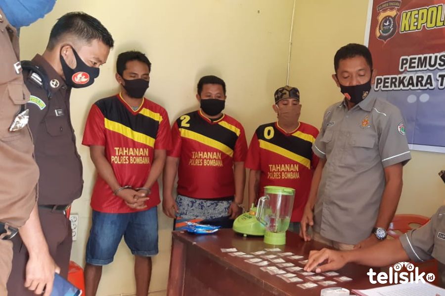 Polres Bombana Musnahkan Puluhan Paket Sabu