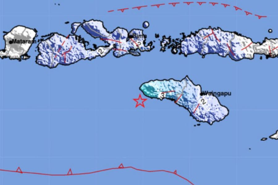 Sumba Barat Daya Diguncang Gempa Kuat