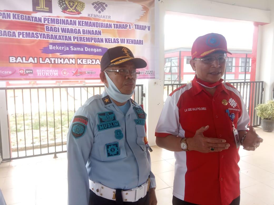 100 Warga Binaan Lapas Perempuan Lulus Pembinaan Pelatihan BLK Kendari