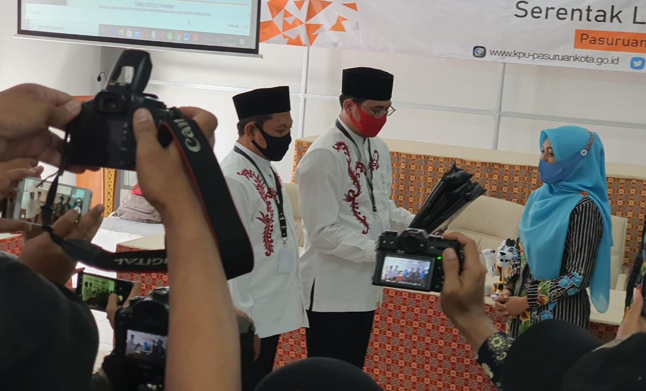 Daftar di KPU, Pasangan TEGAS Optimis Menang Pilwalkot Pasuruan