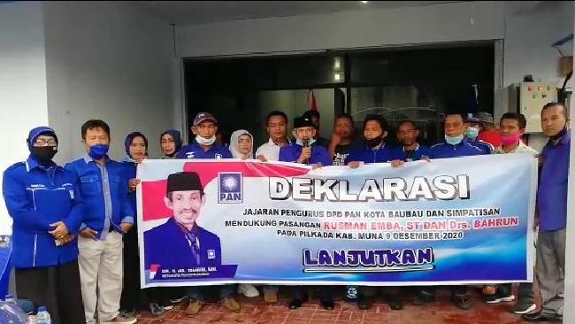 Deklarasi PAN Baubau Tak Pengaruhi Elektabilitas Rajiun-La Pili