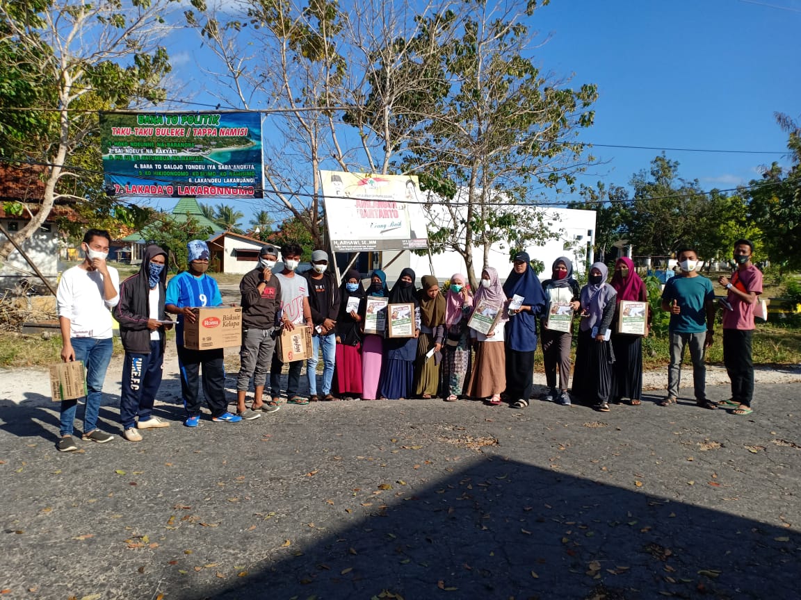 Generasi Milenial Pulau Tomia Galang Dana untuk La Ode Saidu, Penderita Tumor Ganas
