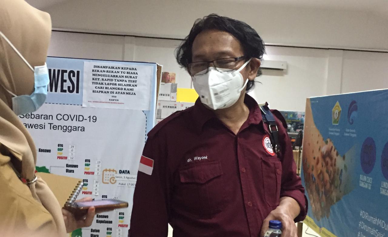 Hari Ini, Positif COVID-19 di Sultra Bertambah Lagi 41 Kasus