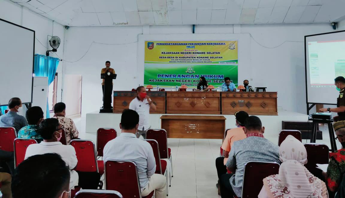 Hindari Salah Sasaran Alokasi Dana Desa, Ratusan Kades di Konsel MoU dengan Kejari