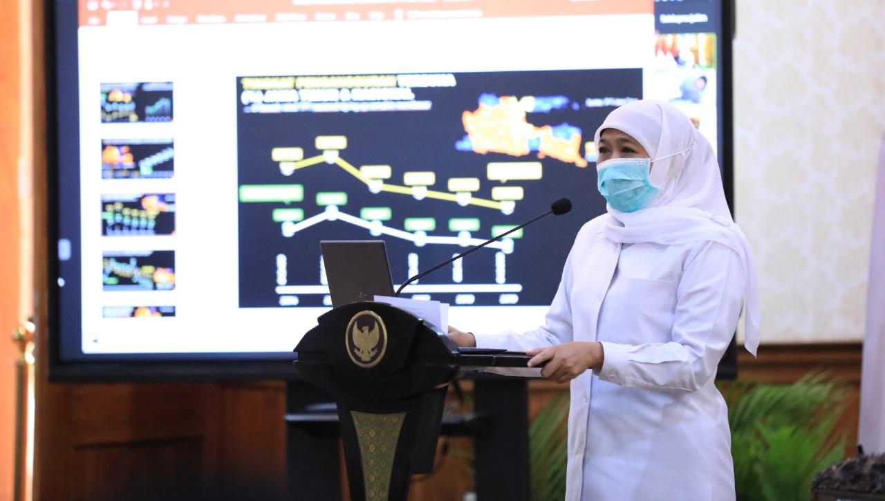 Jakarta PSBB Lagi, Gubernur Khofifah Pamer Keberhasilan PSBM di Jatim