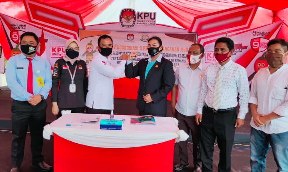 Jelang Pilkada, KPU Teken MoU dengan Kejari Konsel