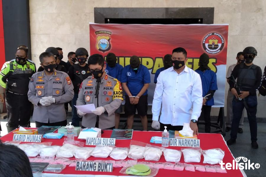 Kapolda Sulsel Sebut Pengungkapan Kasus Narkoba 13 Kg Jaringan Baru
