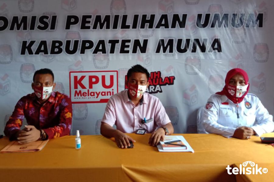 KPU Muna Kecolongan Ada Bacakada Positif COVID-19, Tahapan Ditunda