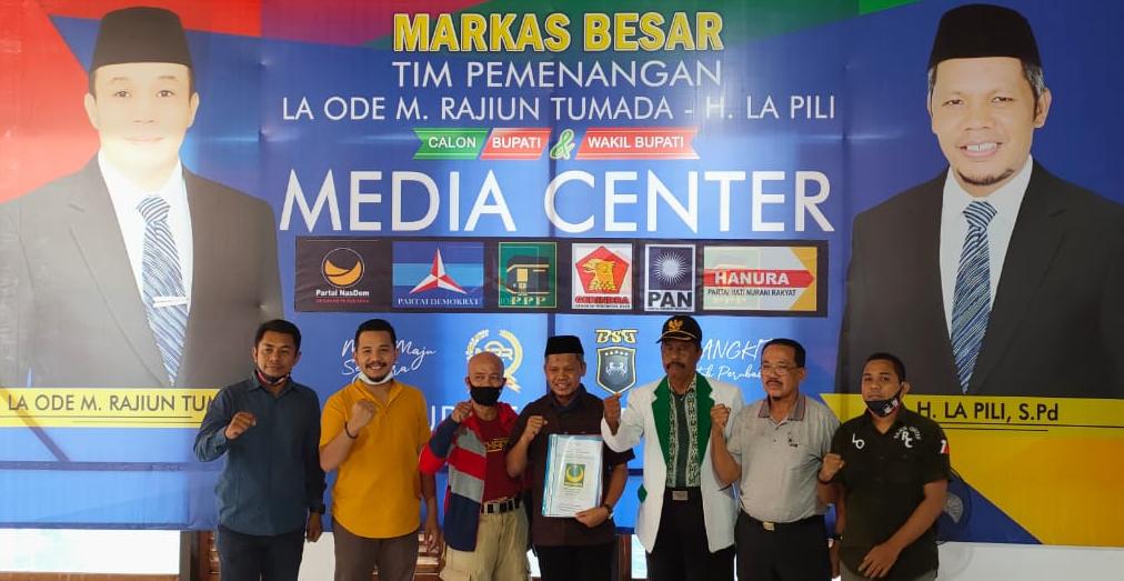 Lima Parpol Non Seat Tambah Kekuatan Pasangan RAPI di Muna