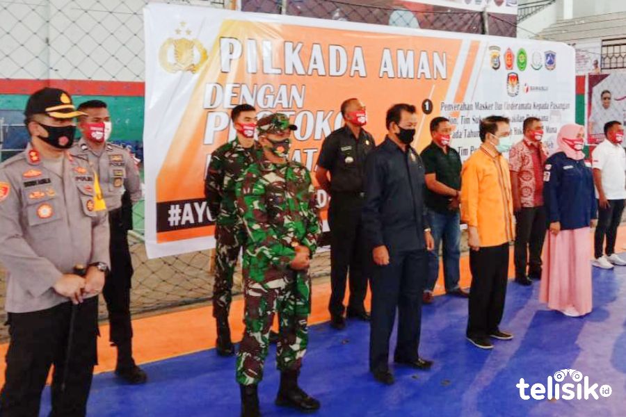 Polres Muna Serukan Pilkada Aman dengan Protokol Kesehatan