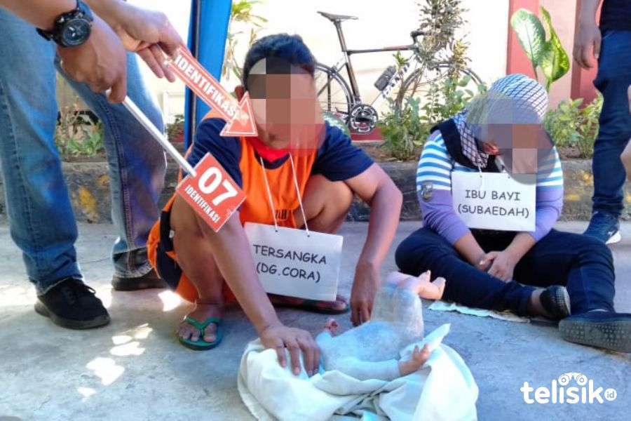 24 Adegan Rekonstruksi Ibu dan Anak Atas Pembunuhan Bayi, Nenek Jadi Tersangka