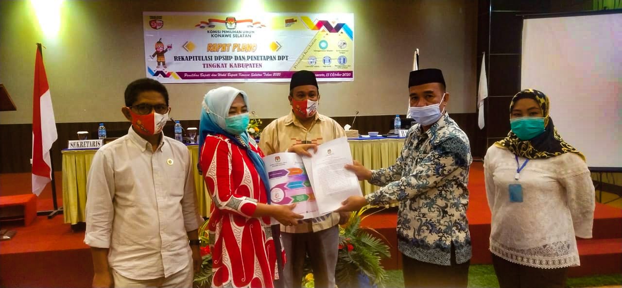 DPT Konsel Ditetapkan 203.339 Pemilih, Berikut Jumlah per Kecamatan