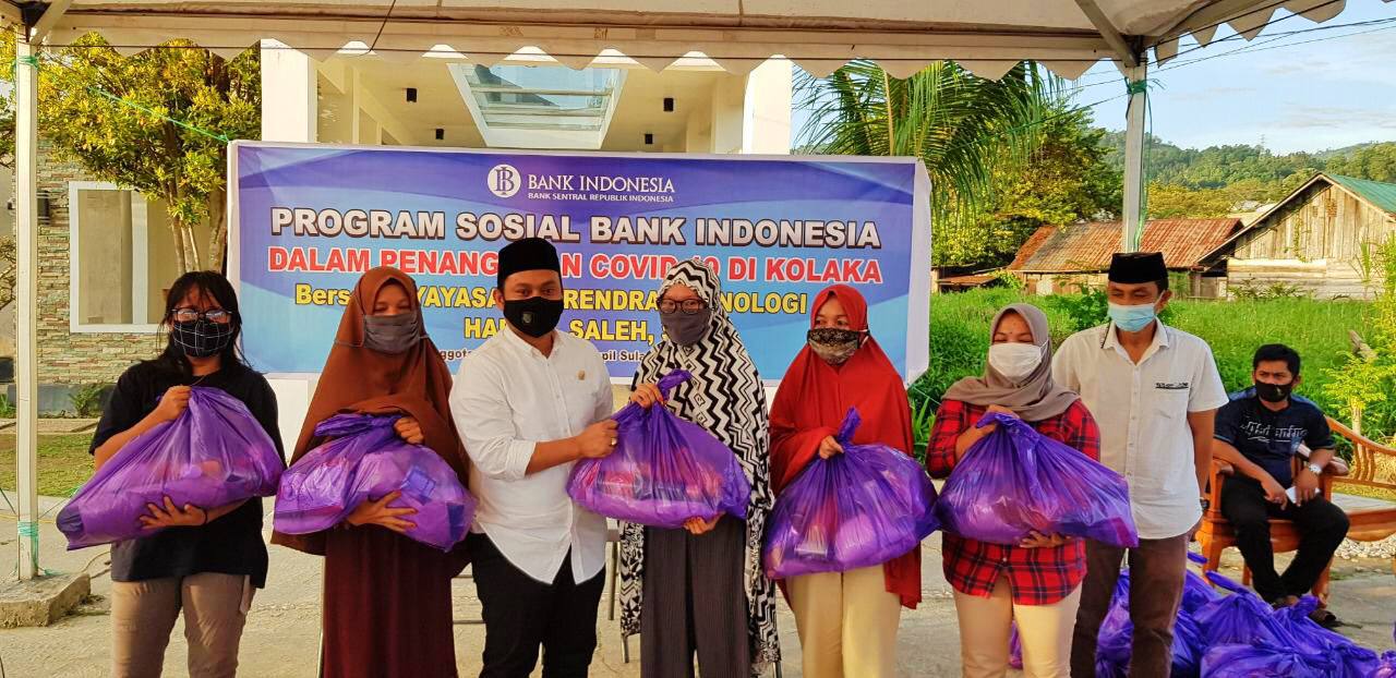 Anggota DPR RI Haerul Saleh Bersinergi dengan BI Salurkan Bantuan