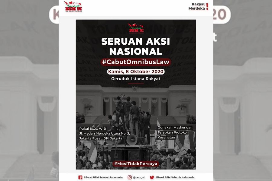 Besok, BEM Seluruh Indonesia Demo Besar-besaran