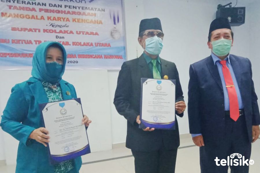 Bupati Kolut Dianugerahi Manggala Karya Kencana dari BKKBN