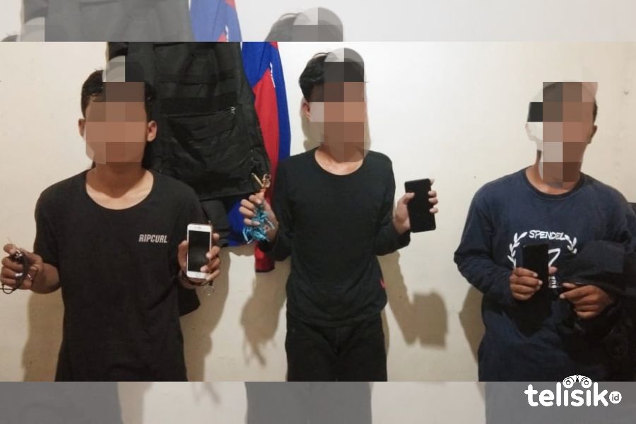 Demo Tolak UU Cipta Kerja, Tiga Pelajar SMK di Makassar Diamankan Polisi