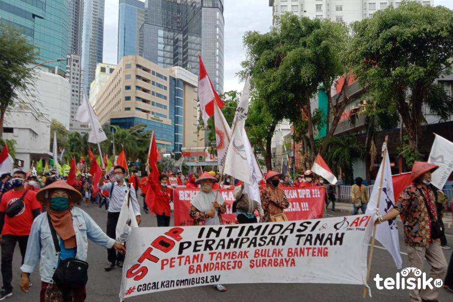 Getol Jatim Kembali Tolak Omnibus Law