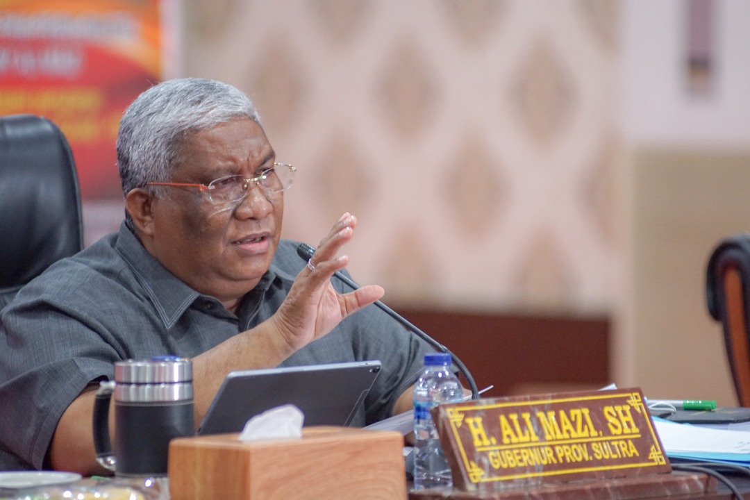 Gubernur Ali Mazi Libatkan Seluruh Pemda di Sultra Sosialisasi UU Cipta Kerja