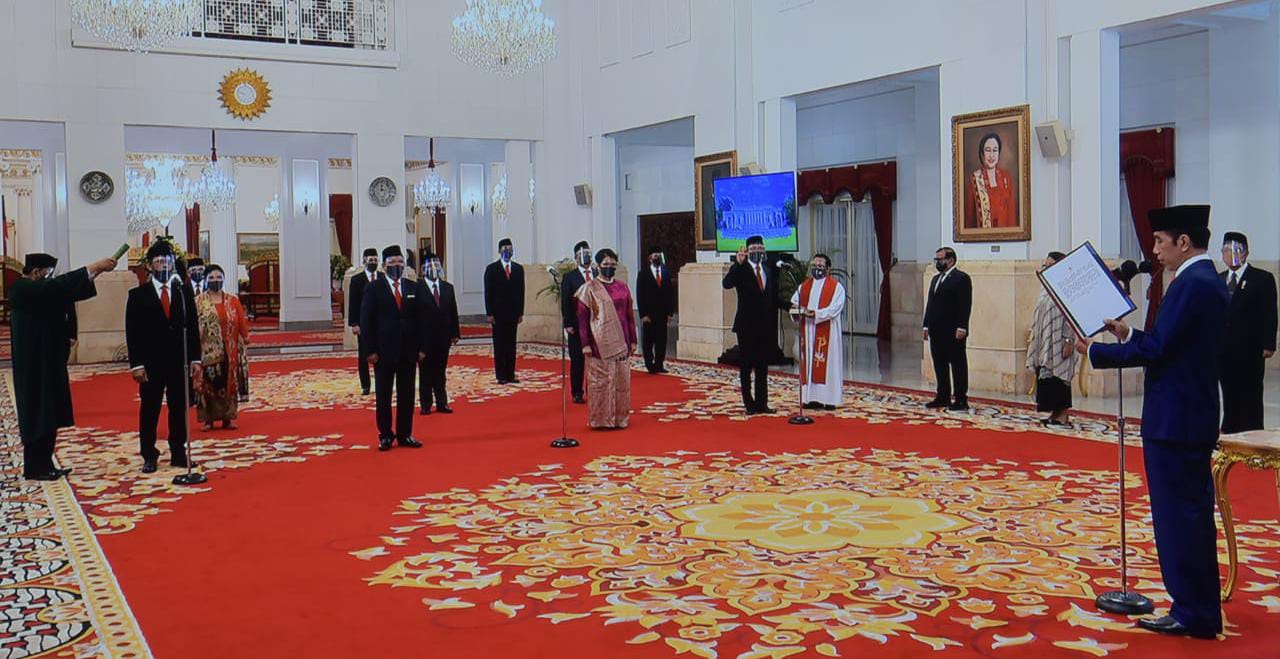 Ini Nama 12 Dubes RI Yang Dilantik Presiden Jokowi Hari Ini