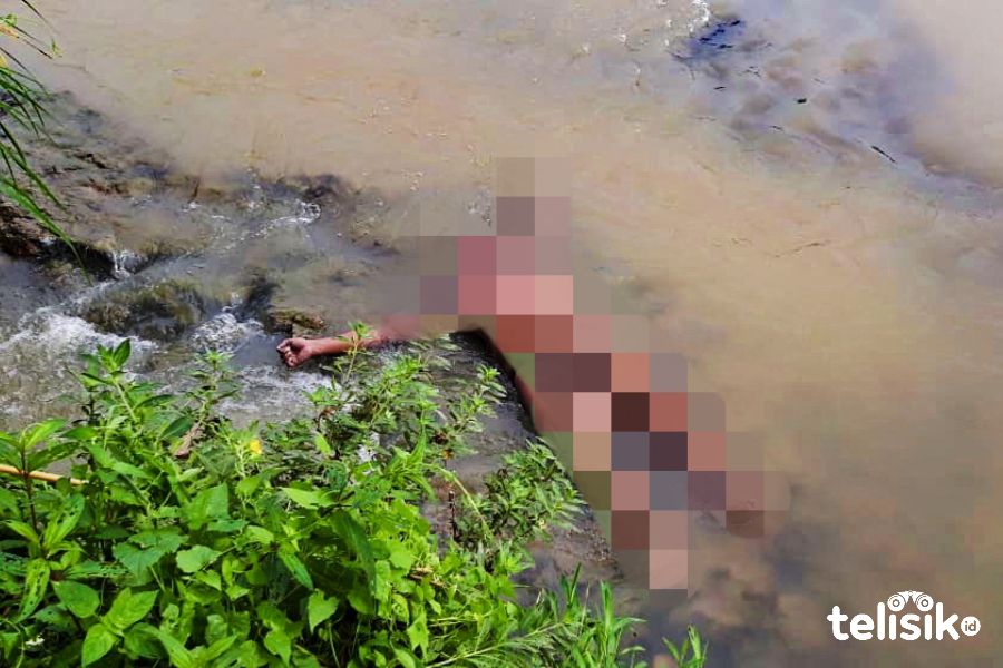 Jasad Pria Tanpa Identitas Ditemukan Mengapung di Sungai