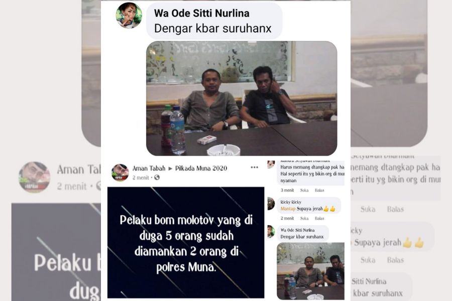 Kabid Trantib Satpol PP Muna Polisikan Akun Wa Ode Sitti Nurlina
