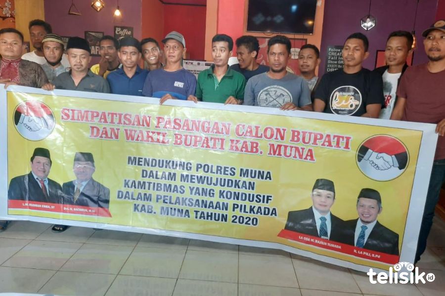 Pendukung Paslon di Muna Sepakat Dukung Polisi Jaga Kamtibmas