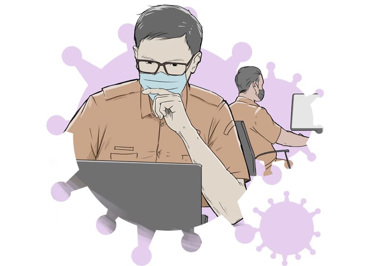 Satu Staf Positif COVID-19, Kantor Sekretariat DPRD Sultra Ditutup