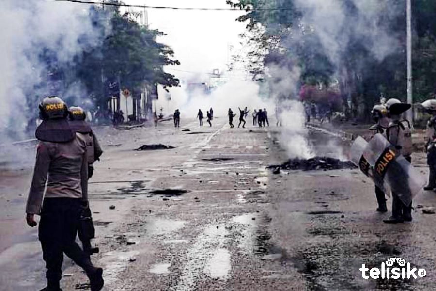 Tolak UU Cipta Kerja, Tujuh Pengunjukrasa Diamankan Polisi di Kendari