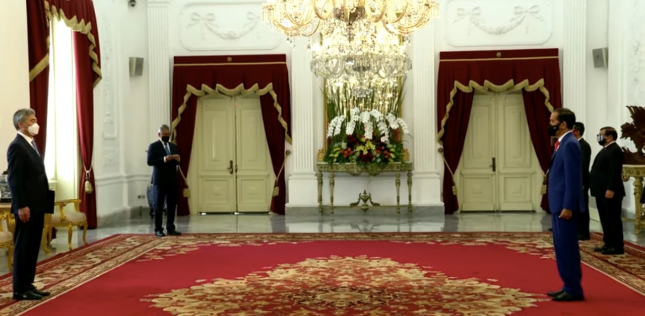 Tujuh Dubes Negara Sahabat Serahkan Surat Kepercayaan pada Presiden Jokowi