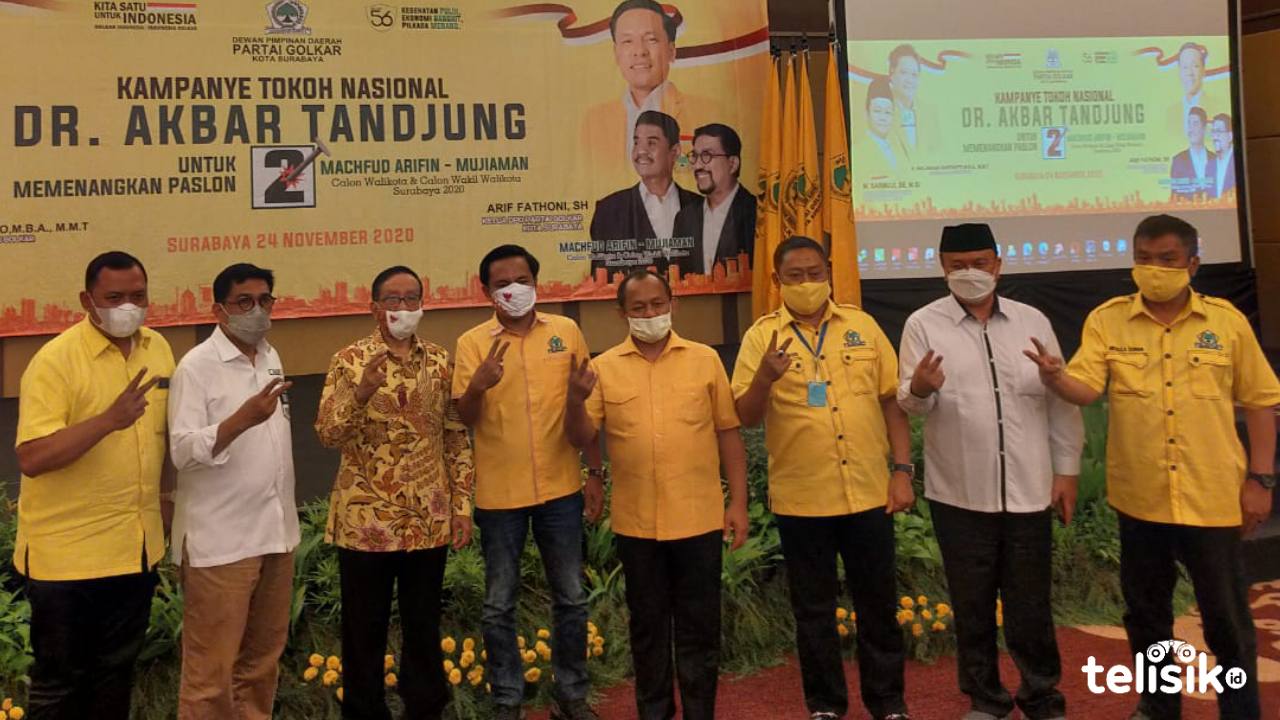 Akbar Tanjung Pimpin Kader Golkar Menang di Pilwali Surabaya