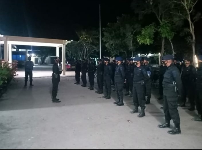 Amankan Pilkada, Satu SST Brimob Tiba di Muna