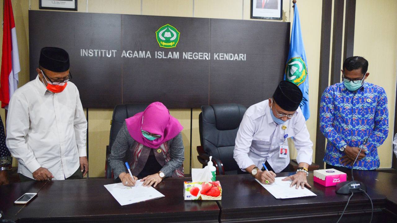 BLK Kendari dan IAIN Teken MoU Pengembangan Keterampilan Mahasiswa