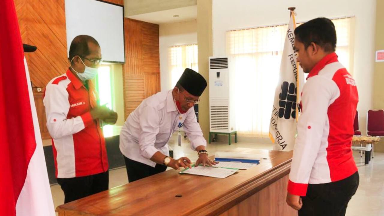 BLK Kendari Lantik Pejabat Fungsional Arsiparis