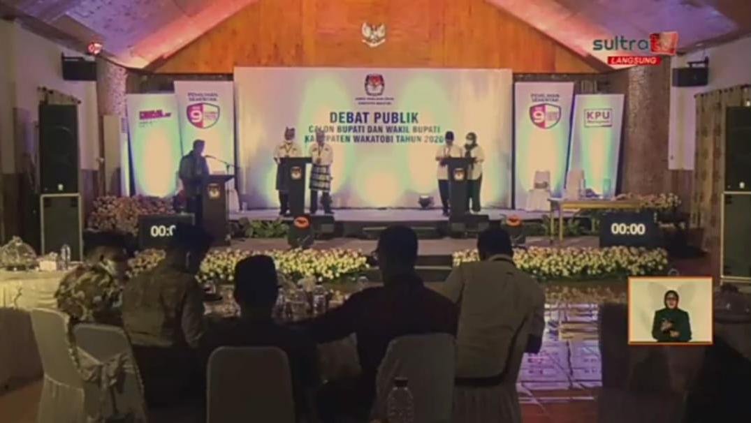 Debat Publik, Kedua Paslon di Wakatobi Paparkan Program Pelayanan Kesehatan