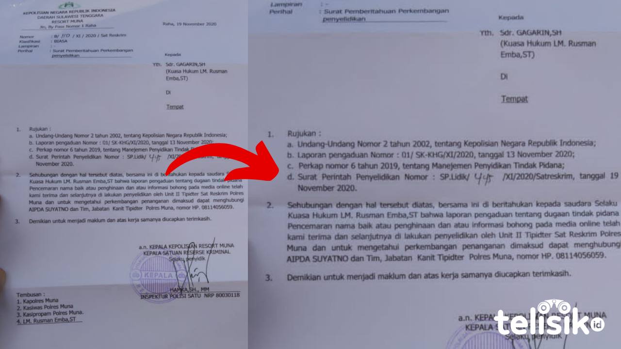 Diduga Cemarkan Nama Baik Rusman, Ketua Tim dan Jubir RAPI Dipolisikan