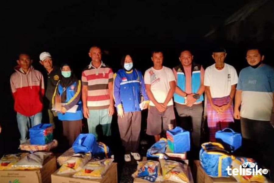 Dinsos Muna Data dan Bantu Korban Kebakaran