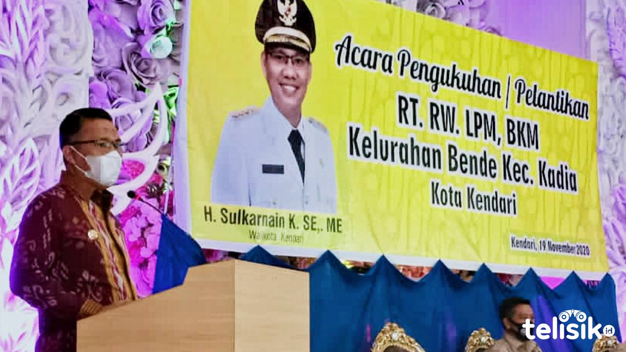 Ini Pesan Wali Kota Kendari kepada Ketua RT/RW, LPM dan KBM Kelurahan Bende