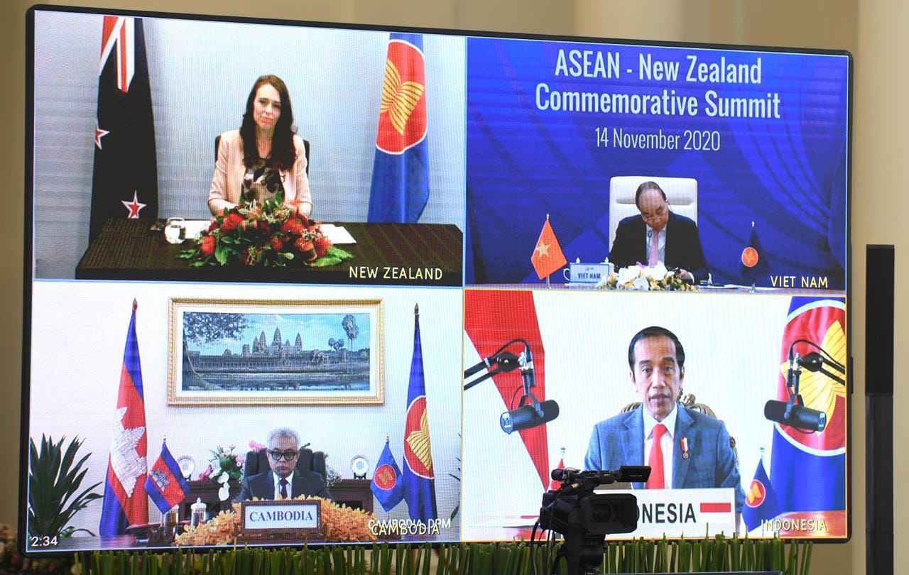 Jokowi Dorong Penguatan Kemitraan ASEAN-Selandia Baru