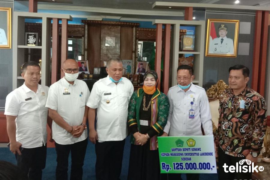 Mahasiswa Unilaki Dapat Beasiswa dari Pemkab Konawe