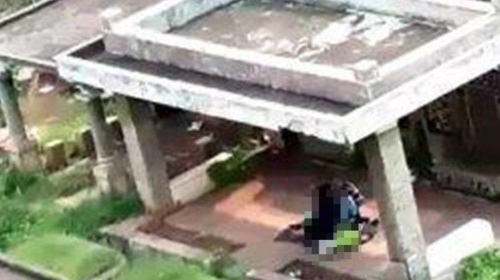 Pasangan Sejoli Kepergok Mesum di Tempat Pemakaman