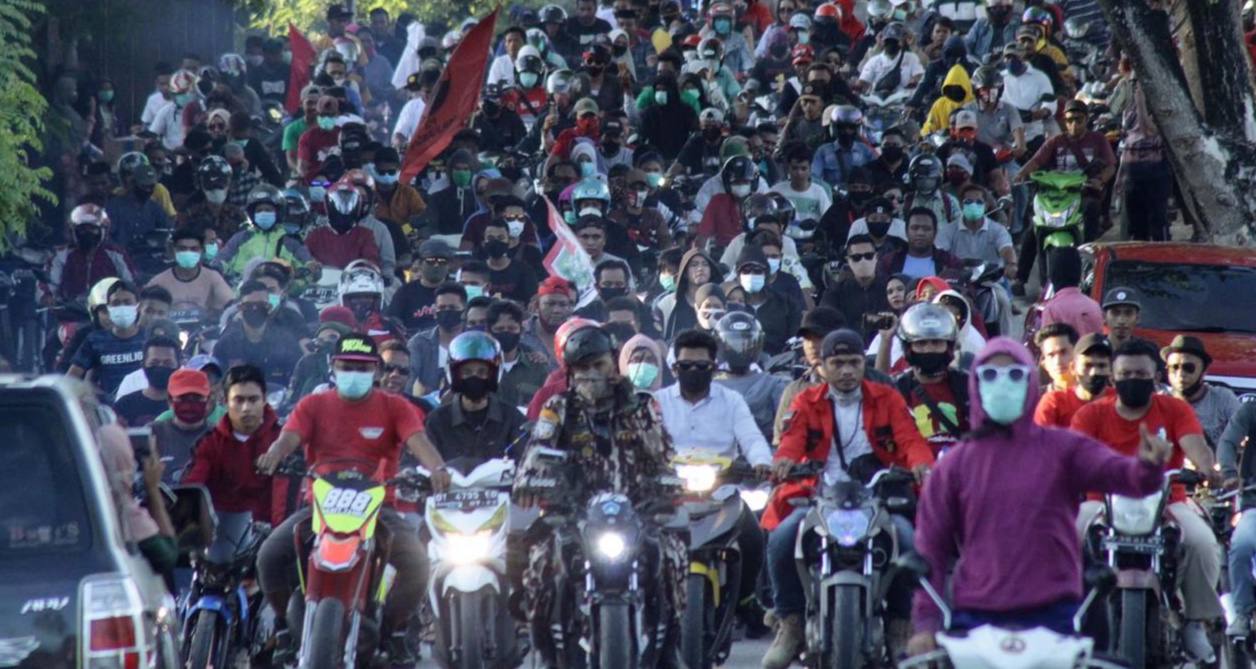 Polisi Siap Bubarkan Konvoi Kampanye Pendukung Paslon